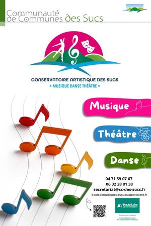 Plaquette 2026 Conservatoire Artistique Des Sucs