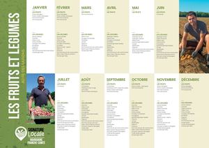 Calendrier de saisonnalité régional Bourgogne