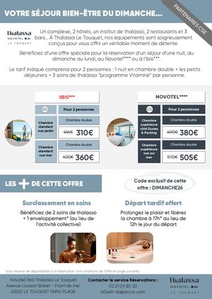 Offre Du Dimanche 2026 - Partenaires