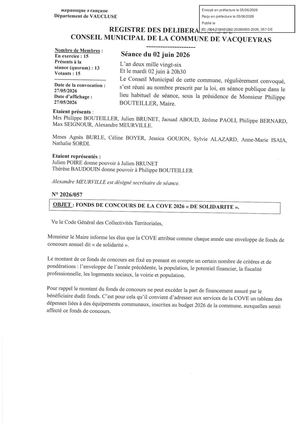 Delib 2026 057 Fonds De Concours Cove Tampon