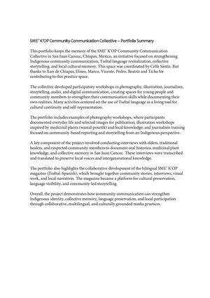 Smekop Collective Work Portfolio Annexes