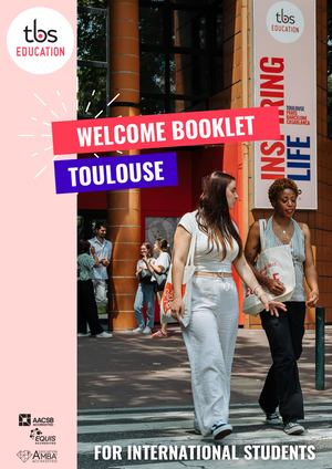Toulouse Welcome Booklet - TBS Education