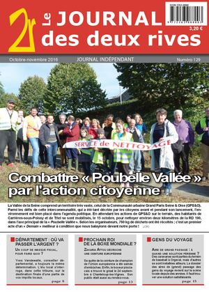 Journal des 2 Rives, n° 129, Oct-nov 2016