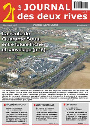 Journal des 2 Rives, n° 121, mars-avril 2015