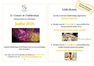 Newsletter Juillet 2026