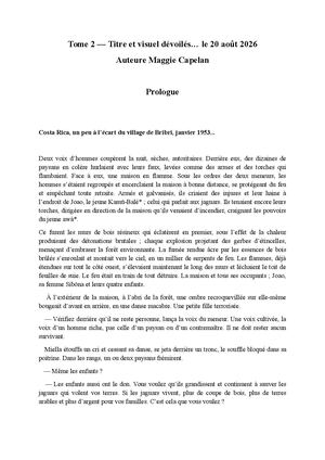 Prologue Tome 2 Là Où Est Ta Place