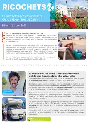 Newsletter Ricochets N°12 Juin 2026