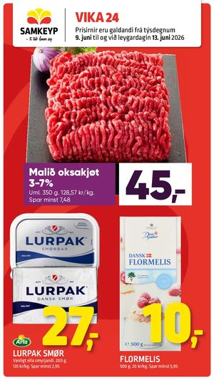 Samkeyp tilboðsblað vika 24 2026