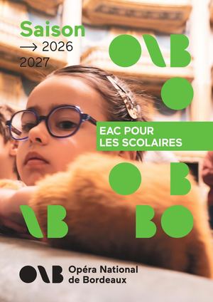 Dossier de présentation de la saison Scolaire et des parcours EACs 2026-2027