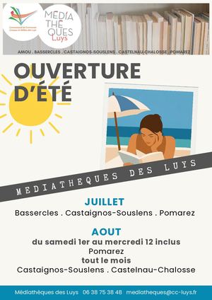 Ouverture été 26