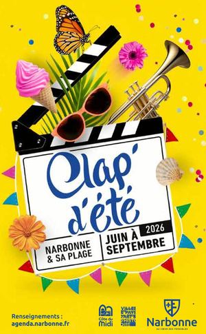 Clap d'été - Narbonne - animations été 2026