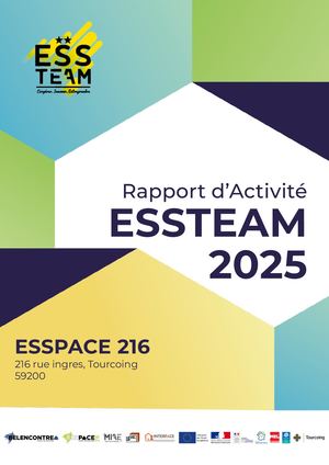 Rapport D'activité 2025 ESSTEAM