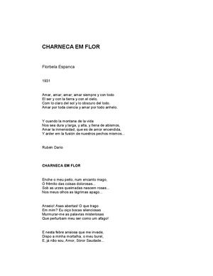 Charneca Em Flor Florbela Espanca