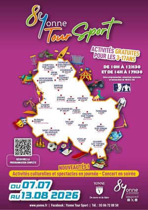 Yonne Tour Sport 2026 Flyer A5
