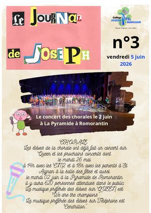 Journal De Joseph 3 5 Juin
