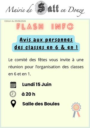 Flash Info 050626 N°2