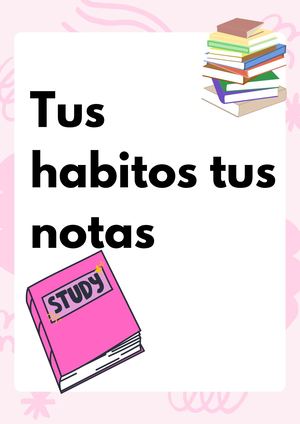 Tus hábitos tus notas