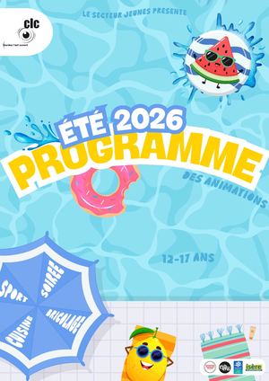 Programme été 2026 - Secteur Jeunes