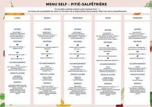 Menu Self SEMAINE 1 été A3 Complet