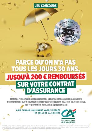 Flyer 30ans Assurance Jeu Concours A5
