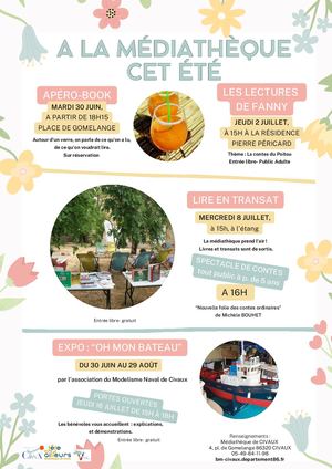 A La Médiathèque Cet éTé