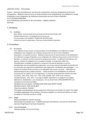 Avis Attribution Moe Poste