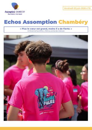 Echos Assomption Chambéry N°10