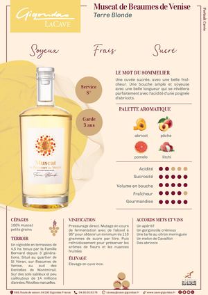 Pc Muscat Terre Blonde 50cl