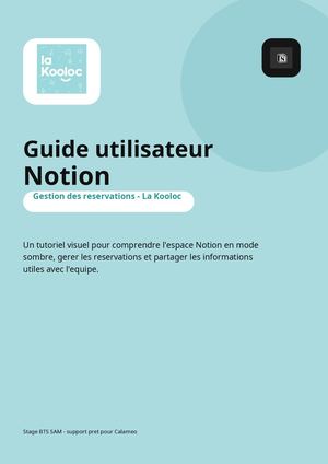 Tutoriel Notion La Kooloc