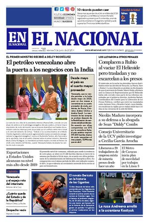 2026 06 05 Diario El Nacional Ve