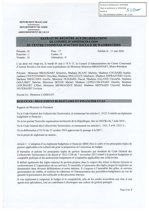 26 13 Délib Règlement Budgétaire Et Financier