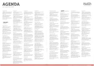 Agendaétébidart 2026