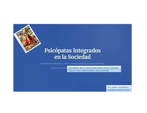 Psicopatas Integrados