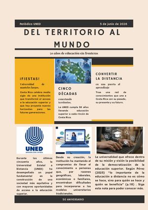 Del Territorio Al Mundo 50 Años De Educación Sin Fronteras