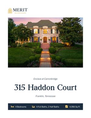 315 Haddon Court | MERIT Real Estate Advisors