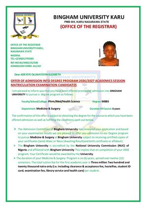 Mcpherson University, sale of  2026)2027,undergraduate Admission Form Is Out ☎️ (O7040964654)(+2347O40964654) (DR MRS FAITH) for more Information On How               Atoms of the same element have the same number of protons, called the atomic number. Wit