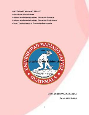 Proyecto Final - Portafolio de Evidencias