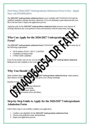 Dominican University sale of  2026)2027,undergraduate Admission Form Is Out ☎️ (O7040964654)(+2347O40964654) (DR MRS FAITH) for more Information On How       the attractive force three-dimensional standing wave—a wave form that does not move relative to t