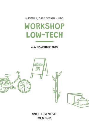 Workshop en Low-tech Anouk et Imen