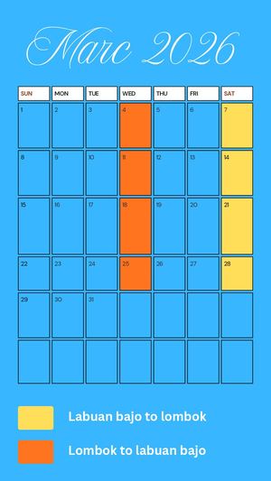 Klm Caesar Schedule 2026