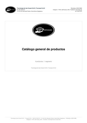 Catalogo Tocosas