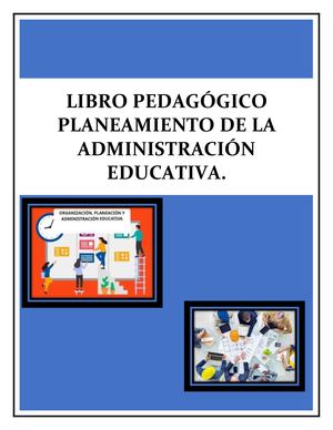 PLANEAMIENTO DE LA EMPRESA EDUCATIVA