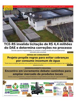 Jornal Correio Do Pampa 06 De Junho 2026