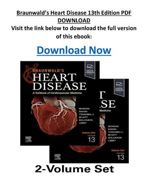 Braunwald’s Heart Disease 13th Edition PDF DOWNLOAD