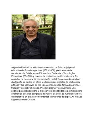 Alejandro Piscitelli Biografía