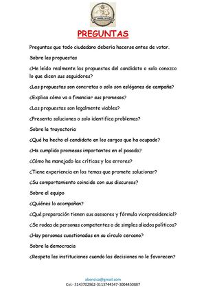 Preguntas