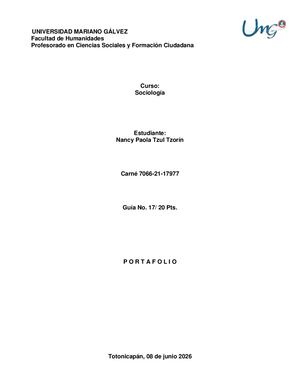 Portafolio Sociologia