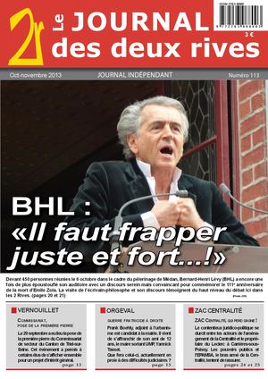Journal des 2 Rives, n° 113, octobre 2013