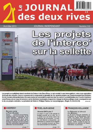 Journal des 2 Rives, n°110, avril-mai 2013