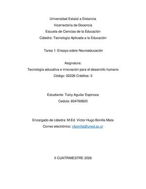Tarea1 Ensayo Tulcy Aguilar